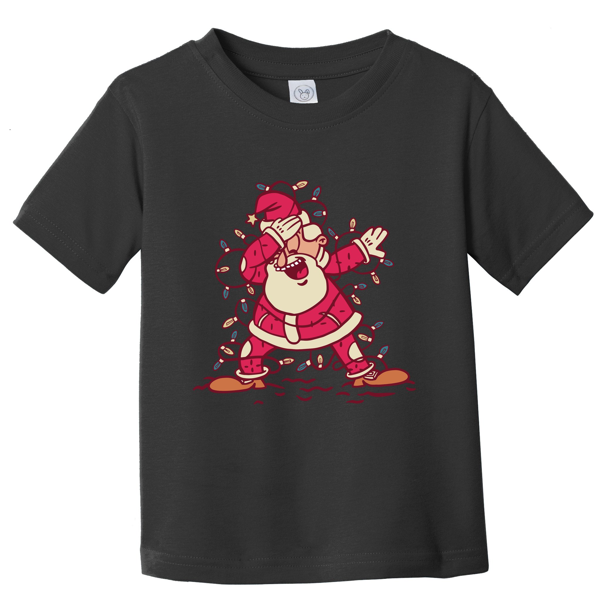 Dabbing Santa Cartoon Toddler T-Shirt