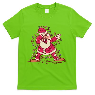 Dabbing Santa Cartoon T-Shirt