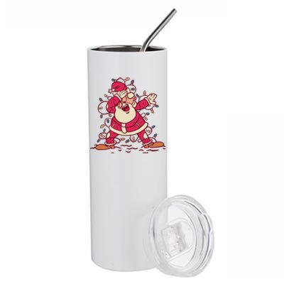 Dabbing Santa Cartoon Stainless Steel Tumbler