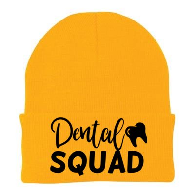 Dental Squad Cute Dentist Office And Hygienist Staff Gift Knit Cap Winter Beanie