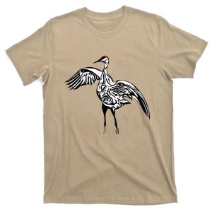 Dancing Sandhill Crane T-Shirt