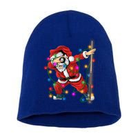 Dabbing Santa Claus Christmas Funny Pool Billiards Xmas Gift Short Acrylic Beanie