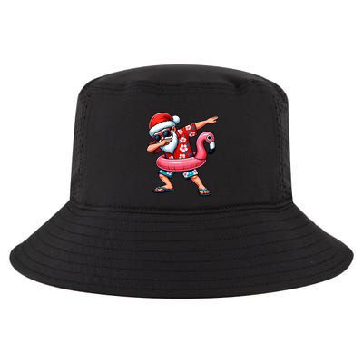Dabbing Santa Christmas In July Hawaiian Xmas Dab Cool Comfort Performance Bucket Hat