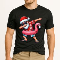 Dabbing Santa Christmas In July Hawaiian Xmas Dab Cooling Performance Crew T-Shirt