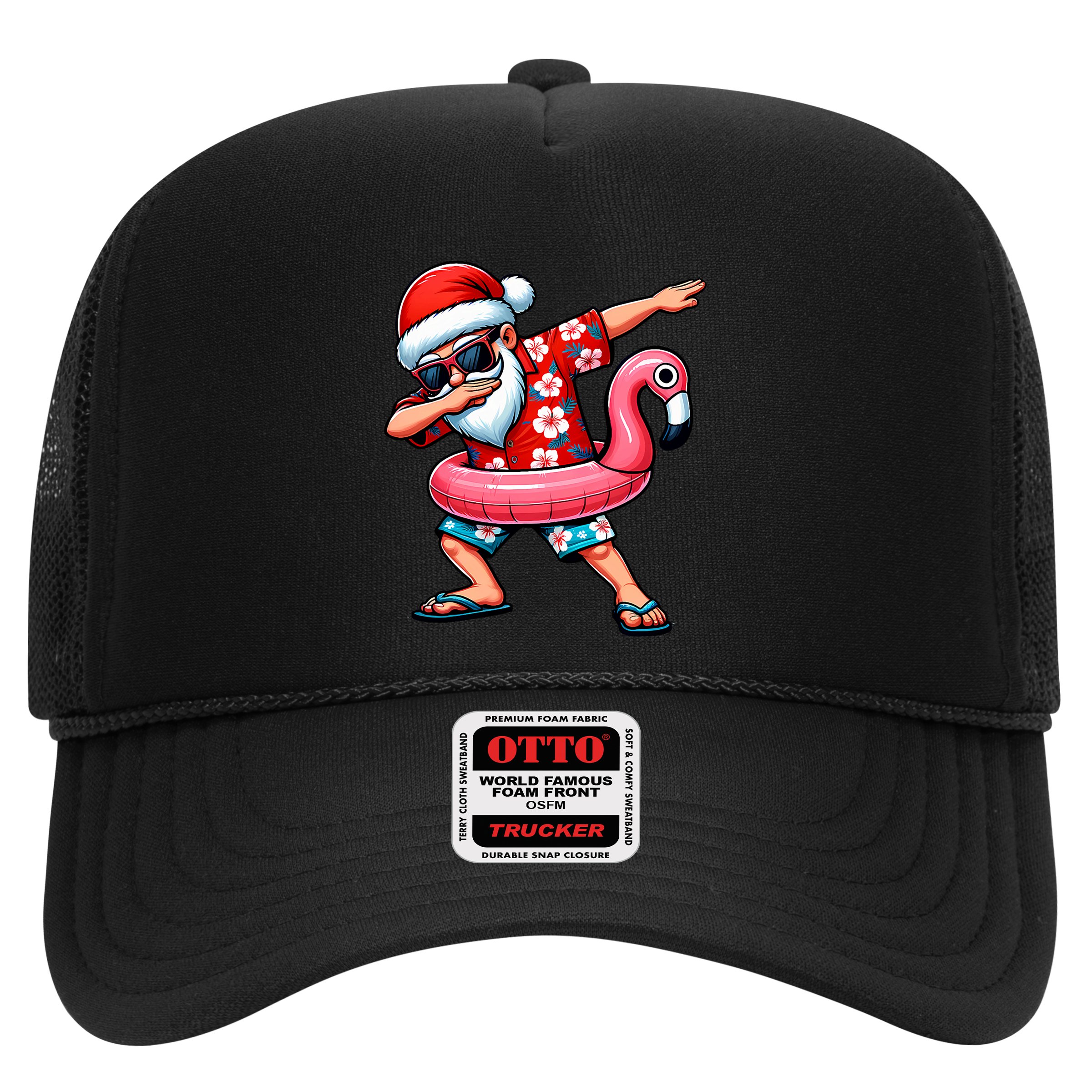 Dabbing Santa Christmas In July Hawaiian Xmas Dab Hat