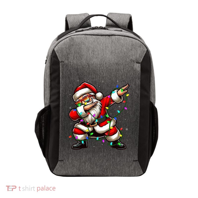 Dabbing Santa Christmas Xmas Holiday Vector Backpack