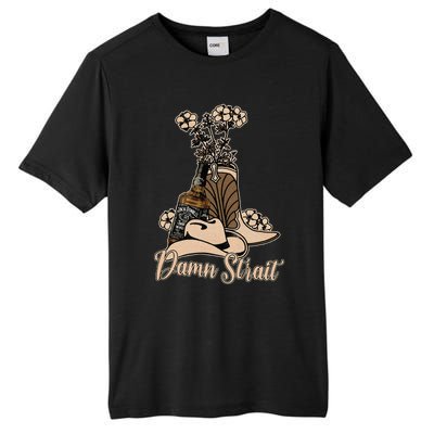 Damn S.T.R.A.I.T Cowboys Outlaws Music 80s Outfit Whiskey Glasses Tall Fusion ChromaSoft Performance T-Shirt