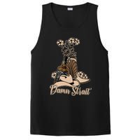 Damn S.T.R.A.I.T Cowboys Outlaws Music 80s Outfit Whiskey Glasses PosiCharge Competitor Tank