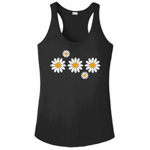 Daisy Spring Cute Floral Ladies PosiCharge Competitor Racerback Tank