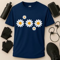 Daisy Spring Cute Floral Cooling Performance Crew T-Shirt
