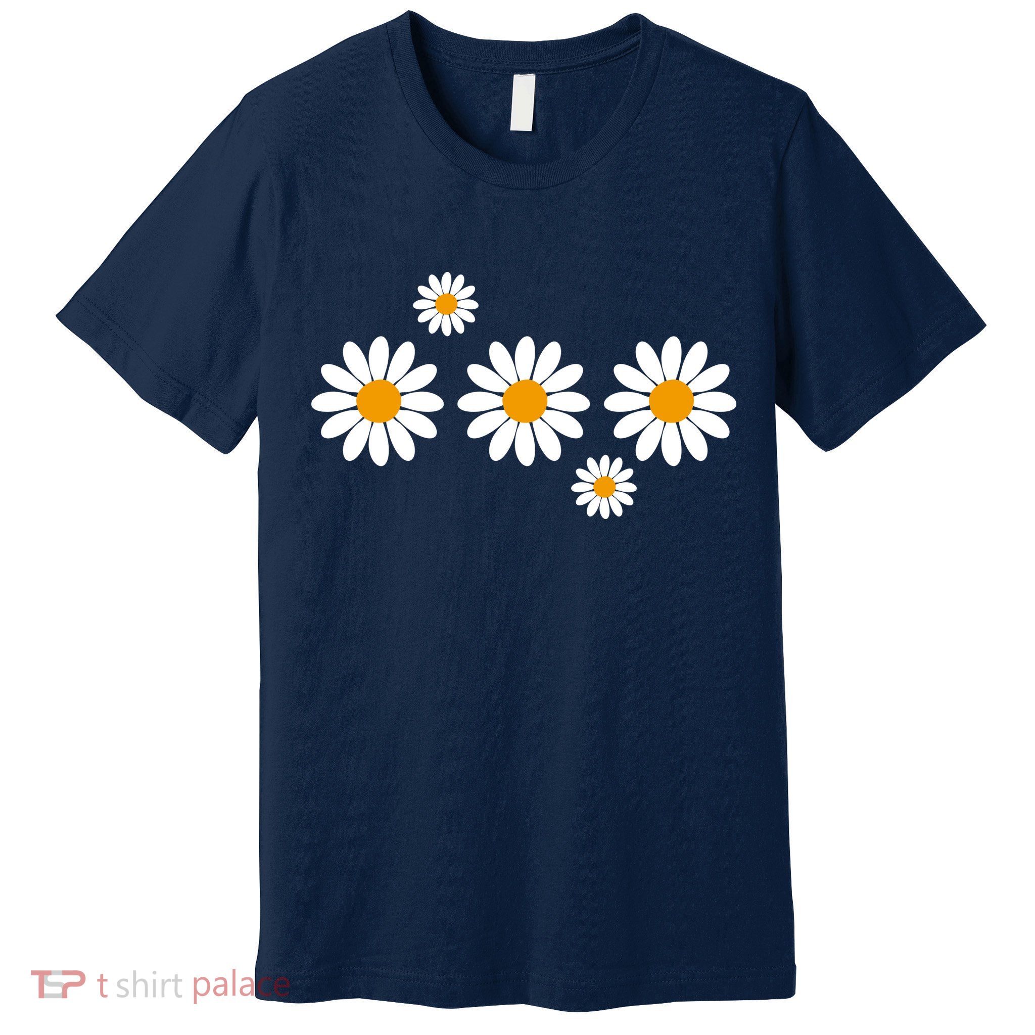 Daisy Spring Cute Floral Premium T-Shirt