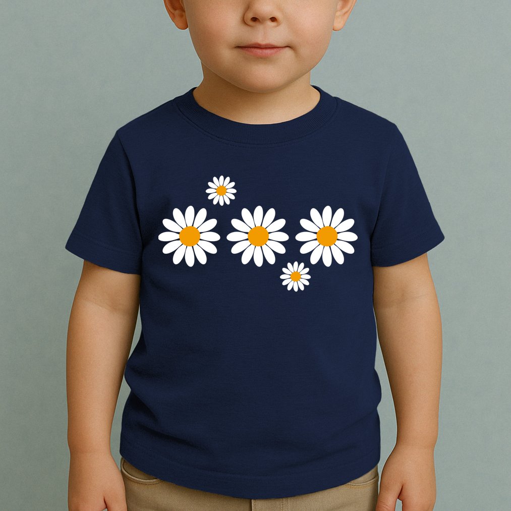 Daisy Spring Cute Floral Toddler T-Shirt