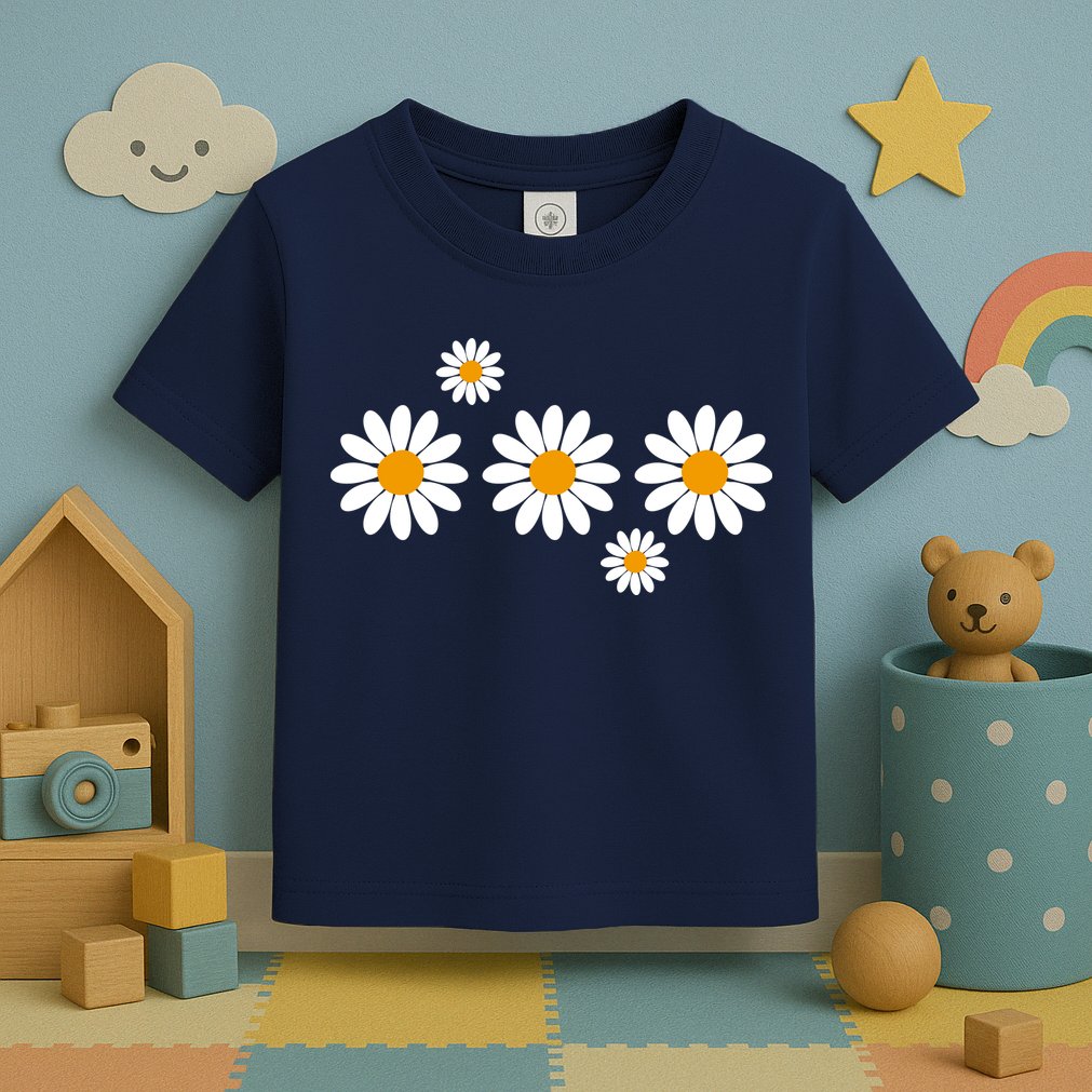 Daisy Spring Cute Floral Toddler T-Shirt