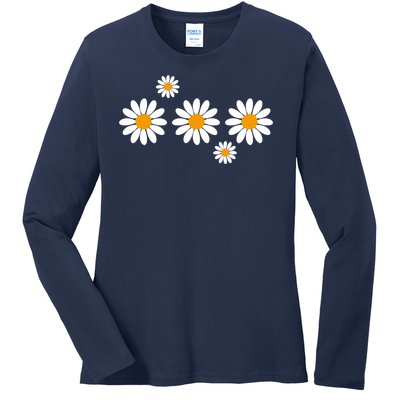 Daisy Spring Cute Floral Ladies Long Sleeve Shirt