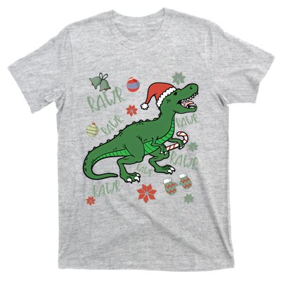 Dinosaur Singing Christmas Carol T-Shirt