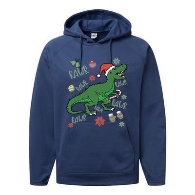 Dinosaur Singing Christmas Carol Performance Fleece Hoodie