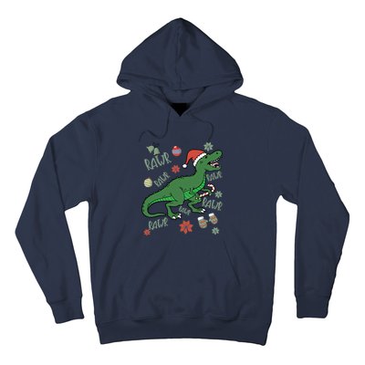 Dinosaur Singing Christmas Carol Hoodie