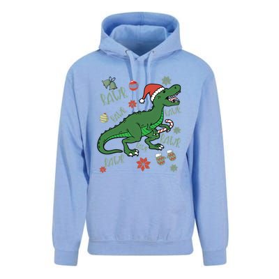 Dinosaur Singing Christmas Carol Unisex Surf Hoodie