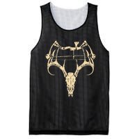 Deer Skull Compound Bow Retro Hunting Archery Dad Archer Mesh Reversible Basketball Jersey Tank