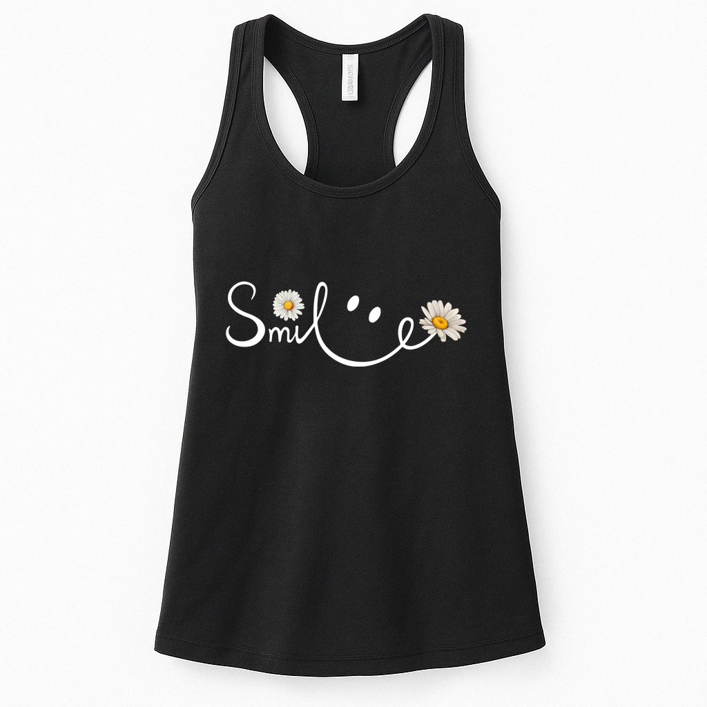 Daisy Smile Cute Gift Womens Tank Top