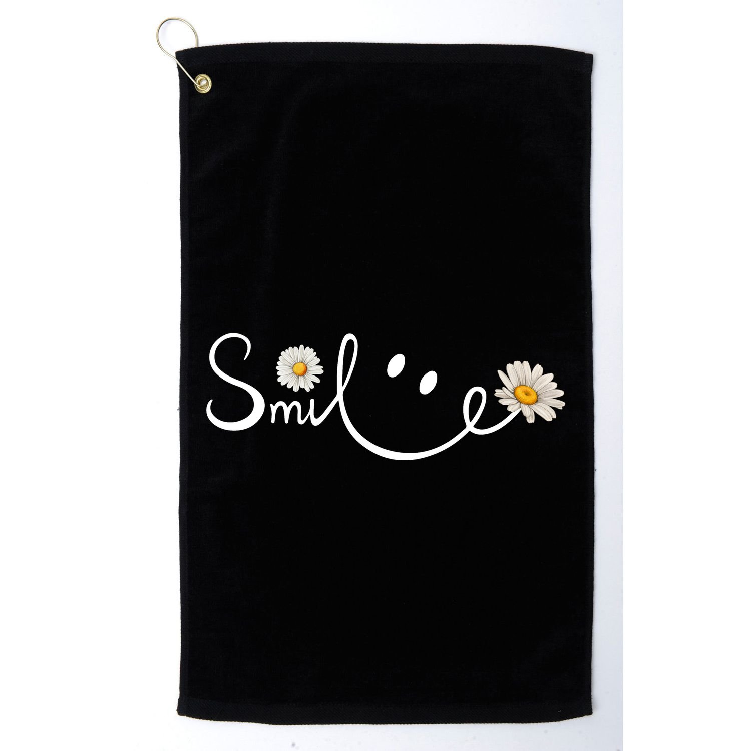Daisy Smile Cute Gift Golf Towel