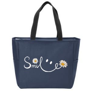 Daisy Smile Cute Gift Zip Tote Bag