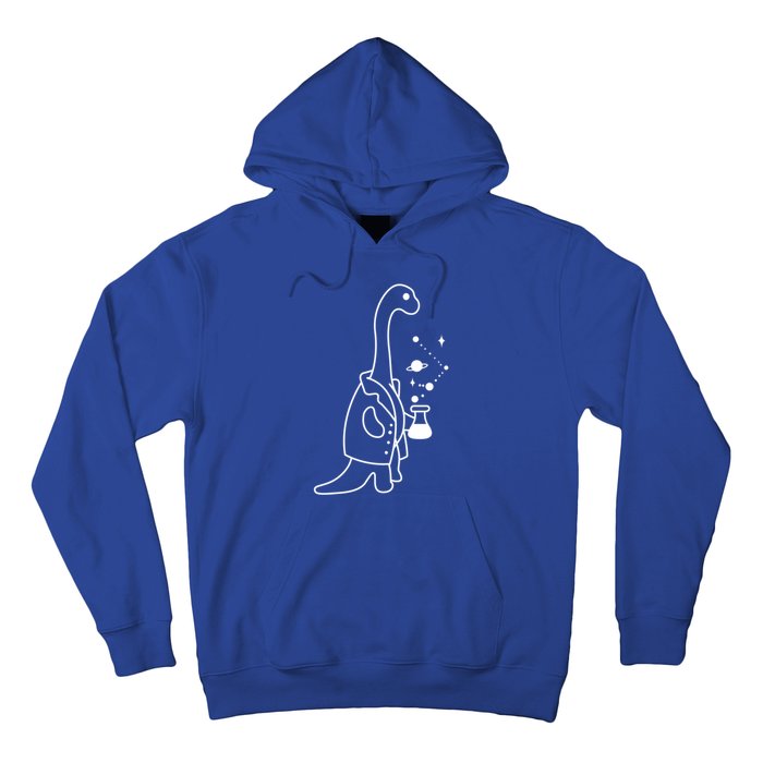 Dino Scientist Cool Crazy Chemistry Lab College University Gift Hoodie