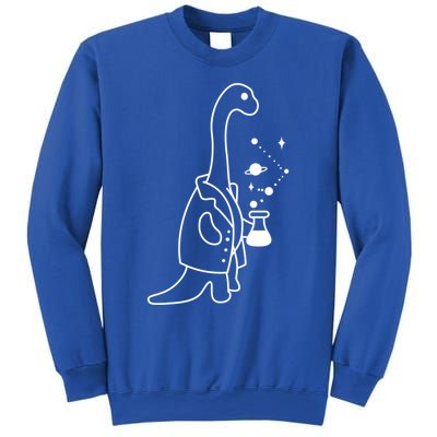 Dino Scientist Cool Crazy Chemistry Lab College University Gift Sweatshirt