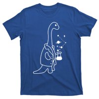 Dino Scientist Cool Crazy Chemistry Lab College University Gift T-Shirt