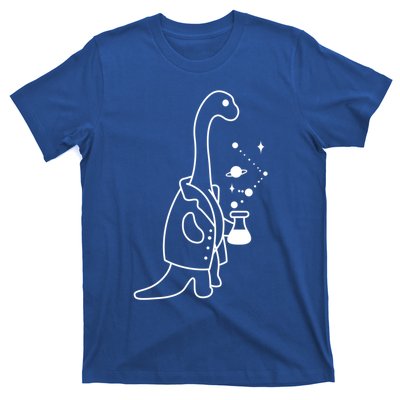 Dino Scientist Cool Crazy Chemistry Lab College University Gift T-Shirt