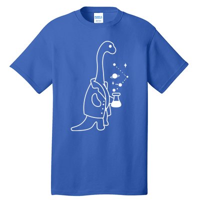 Dino Scientist Cool Crazy Chemistry Lab College University Gift Tall T-Shirt