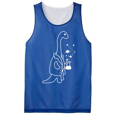 Dino Scientist Cool Crazy Chemistry Lab College University Gift Mesh Reversible Basketball Jersey Tank