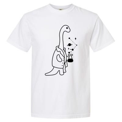 Dino Scientist Cool Crazy Chemistry Lab College University Gift Garment-Dyed Heavyweight T-Shirt