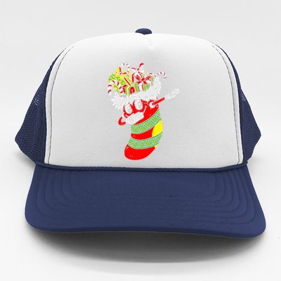 Dabbing Socks Chrismas Trucker Hat