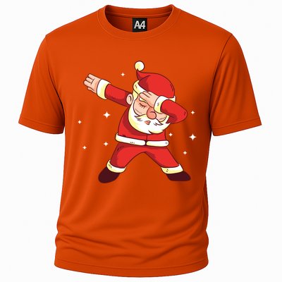 Dabbing Santa Christmas Gift Cute Gift Cooling Performance Crew T-Shirt