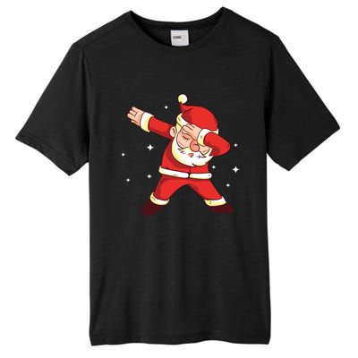 Dabbing Santa Christmas Gift Cute Gift Tall Fusion ChromaSoft Performance T-Shirt