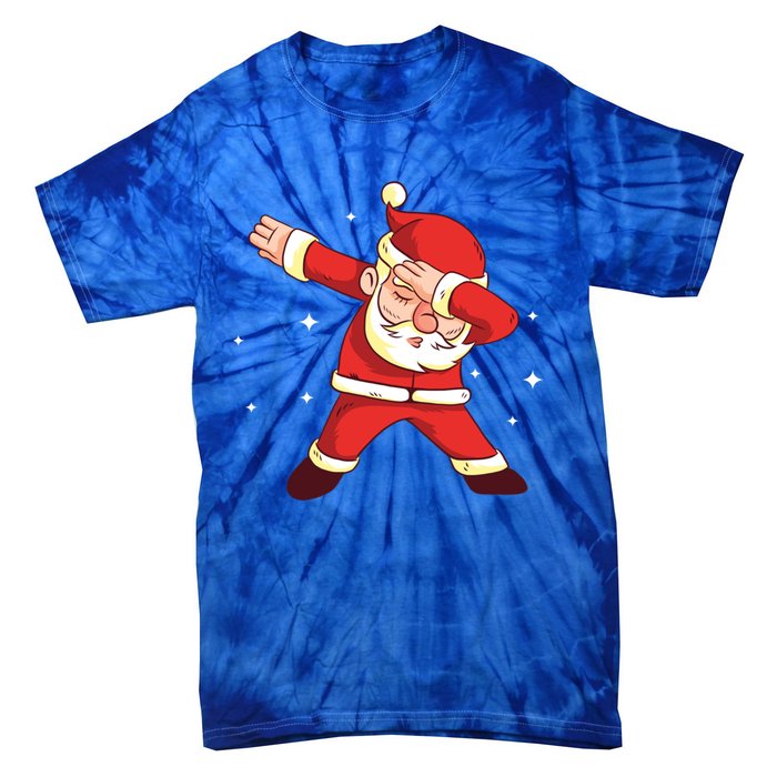 Dabbing Santa Christmas Gift Cute Gift Tie-Dye T-Shirt