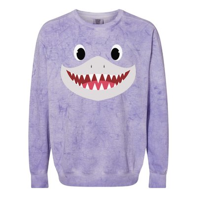 DIY Shark Costume Halloween Easy DIY Shark Colorblast Crewneck Sweatshirt