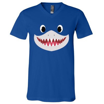 DIY Shark Costume Halloween Easy DIY Shark V-Neck T-Shirt