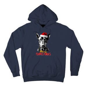 Doberman Santa Claus Hat Merry Christmas Dog Xmas Dogs Tall Hoodie