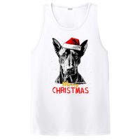 Doberman Santa Claus Hat Merry Christmas Dog Xmas Dogs PosiCharge Competitor Tank