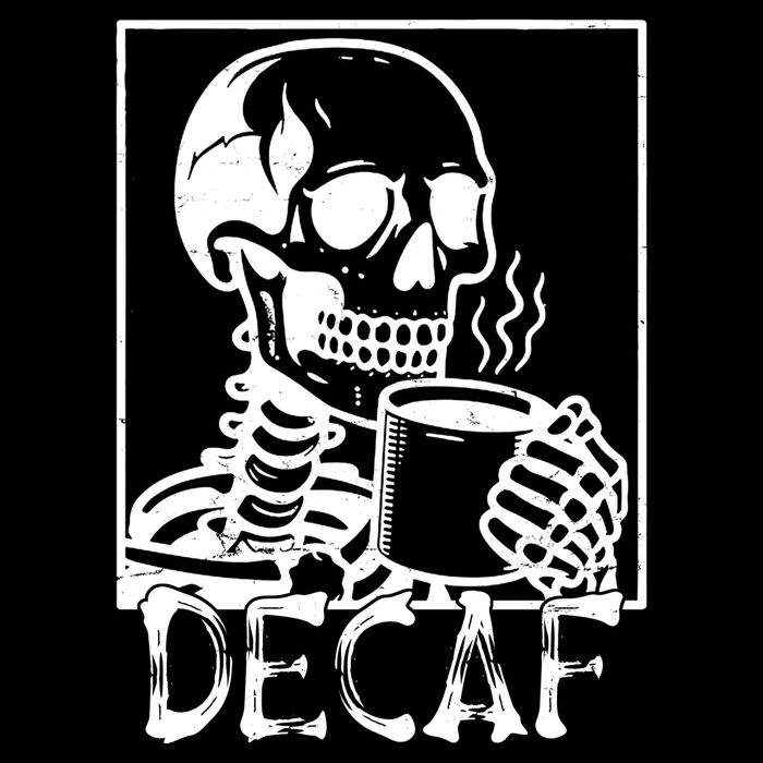 Decaf Skeleton Coffee Skull  16 in Basic Backpack