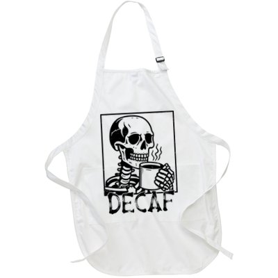 Decaf Skeleton Coffee Skull  Apron
