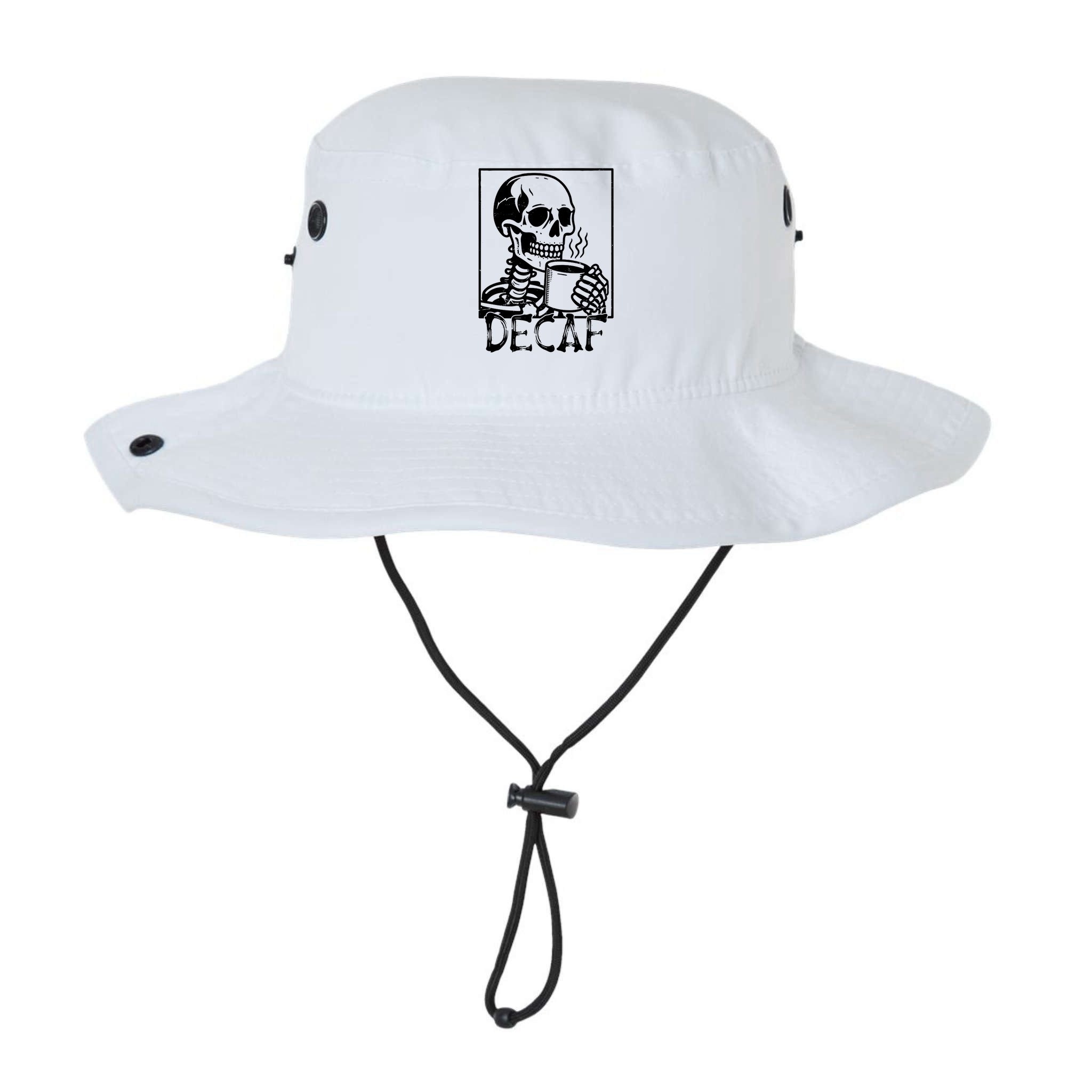 Decaf Skeleton Coffee Skull  Bucket Hat