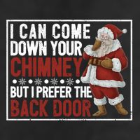 Dirty Santa Claus Jokes Xmas Pj I Can Come Down Your Chimney Great Gift 7 Panel Mesh Trucker Snapback Hat