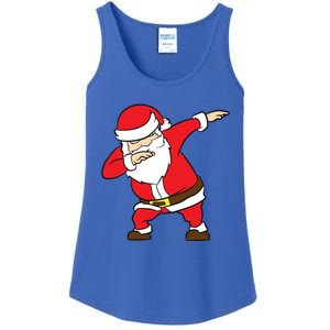 Dabbing Santa Christmas Santa Claus Christmas Gift Ladies Essential Tank