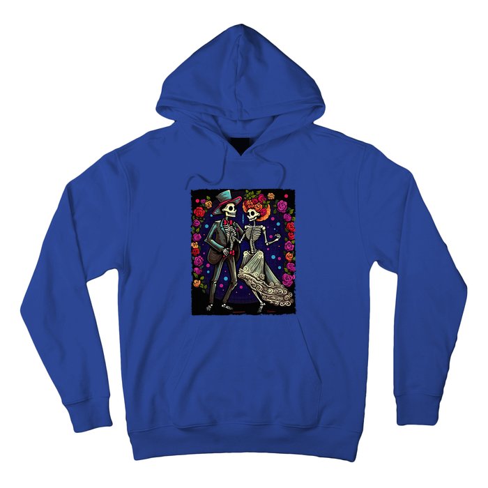 Dancing Skeletons Costume Dia De Los Muertos Day of The Dead Hoodie