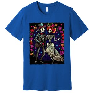 Dancing Skeletons Costume Dia De Los Muertos Day of The Dead Premium T-Shirt