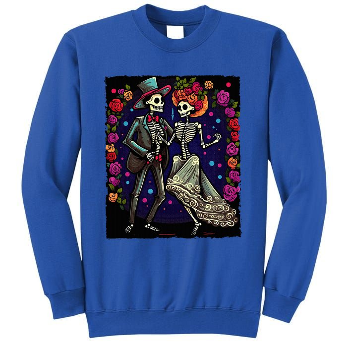 Dancing Skeletons Costume Dia De Los Muertos Day of The Dead Tall Sweatshirt