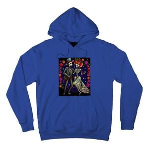 Dancing Skeletons Costume Dia De Los Muertos Day of The Dead Tall Hoodie